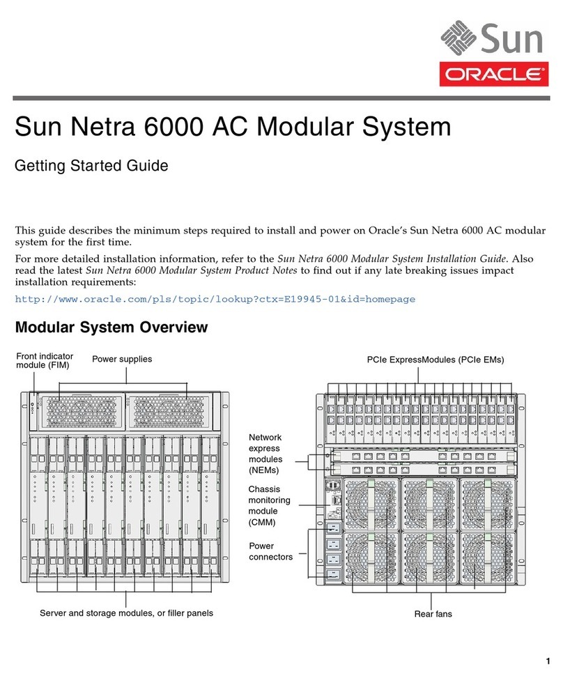 Sun Oracle Netra 6000 User manual