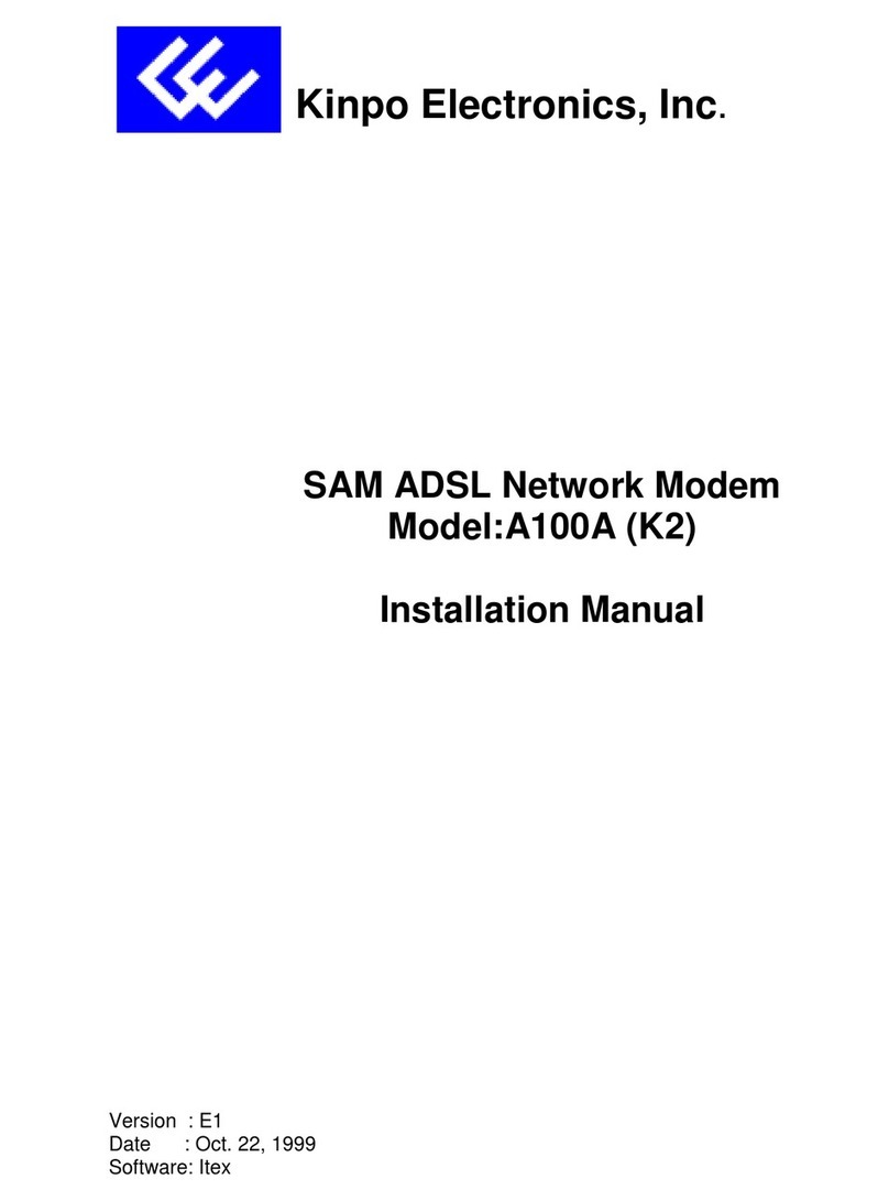 Kinpo Electronics A100A K2 installation manual