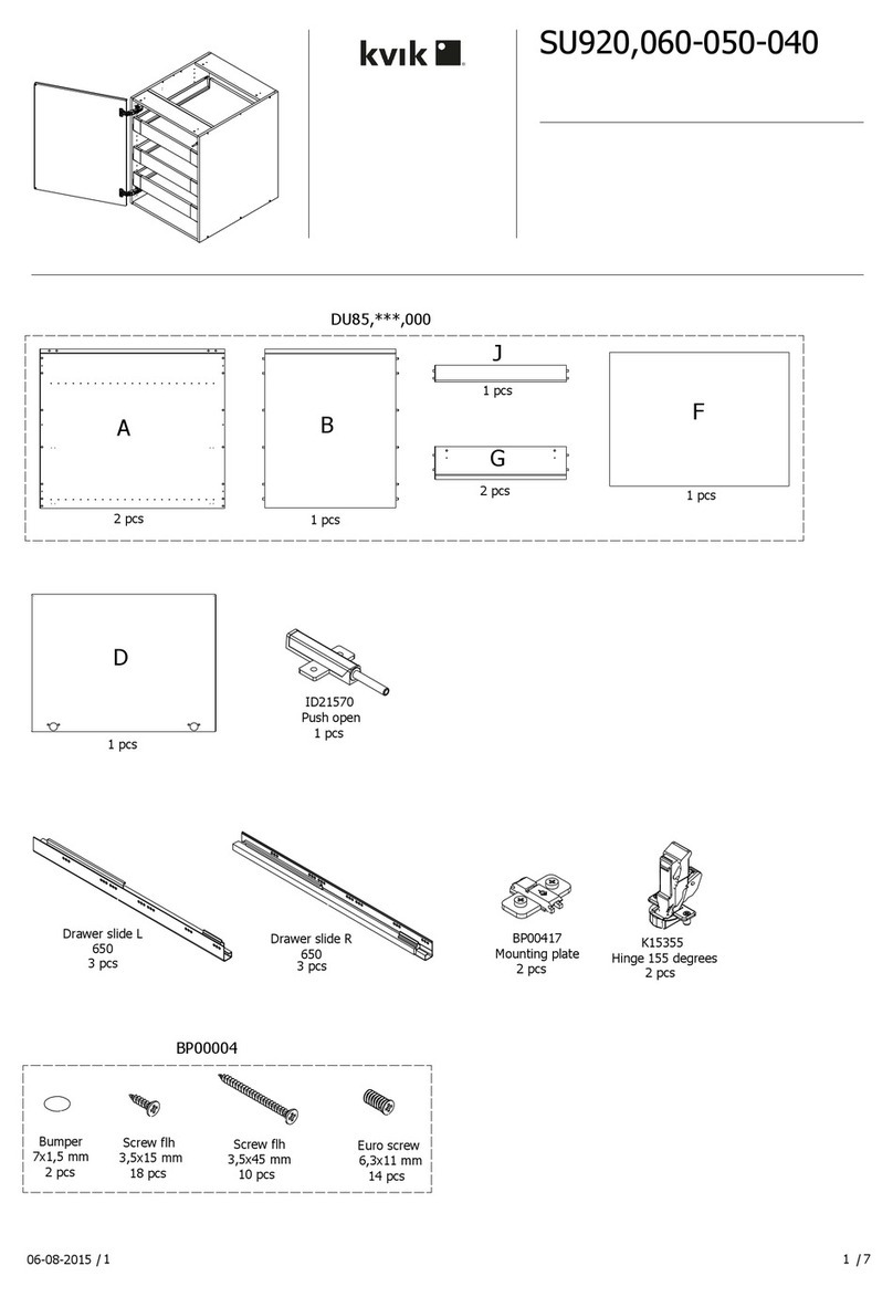 Kvik SU920,060-050-040 User manual