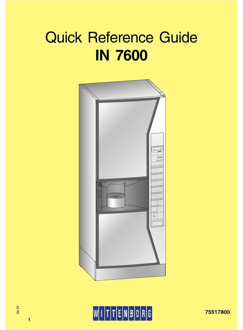 Wittenborg IN 7600 User manual Wittenborg IN 7600 User manual