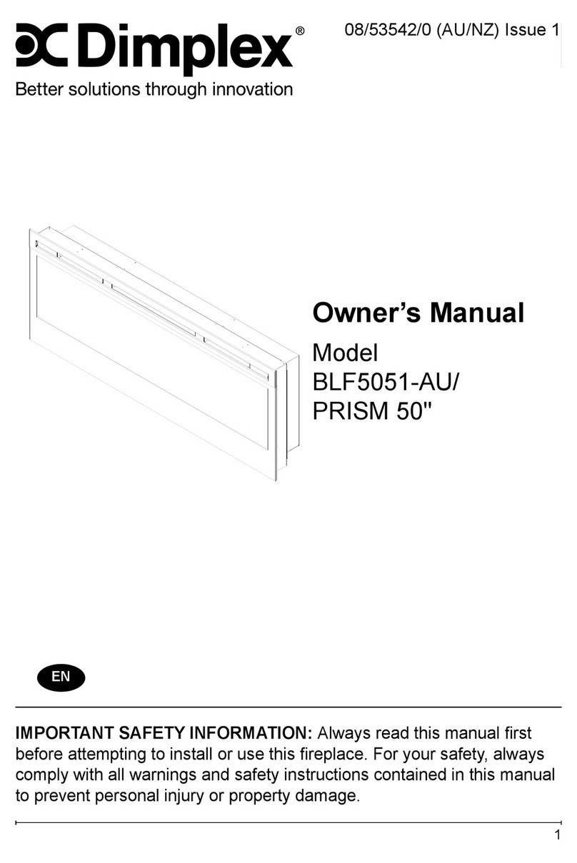 Dimplex BLF5051-AU/PRISM 50" User manual
