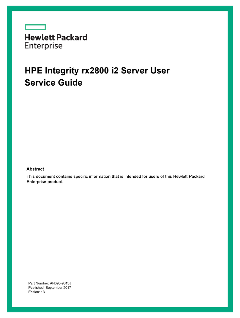 HPE Integrity rx2800 i2 series User manual