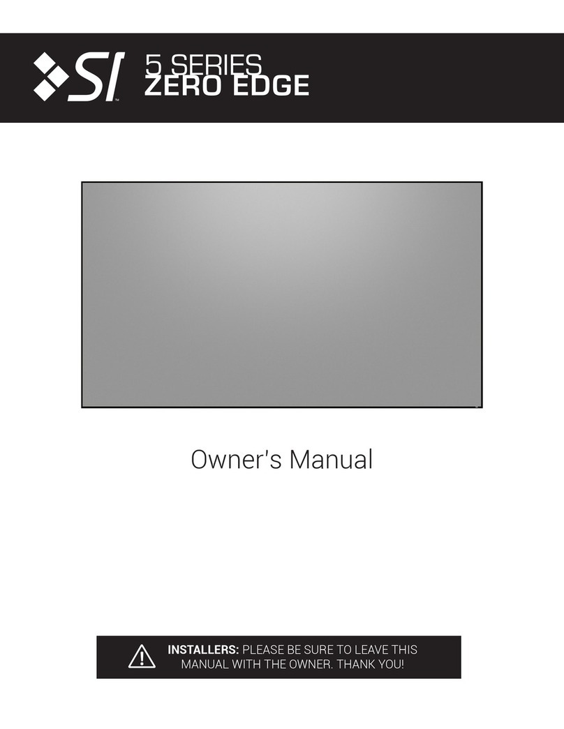 Screen Innovations 5 Series Zero Edge owner's manual