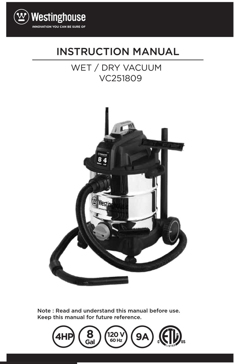 Westinghouse VC251809 instruction manual