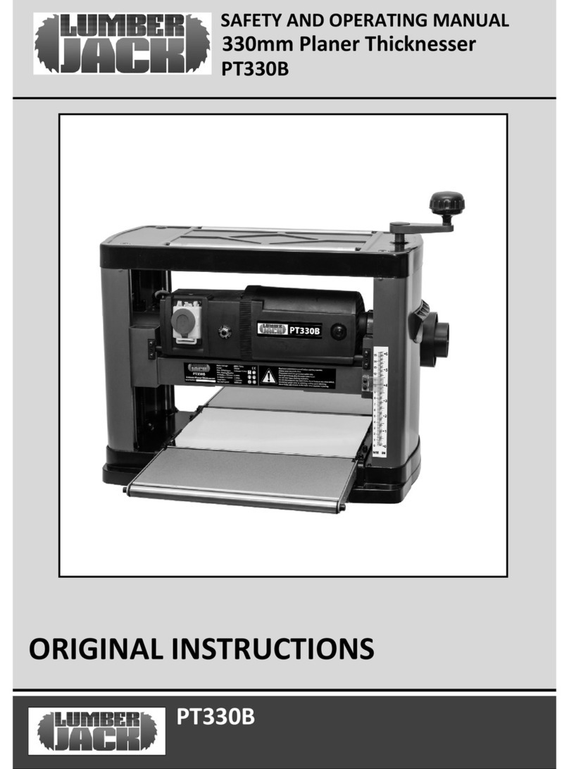 Lumberjack PT330B User manual