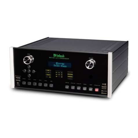 McIntosh MX122 Instruction manual