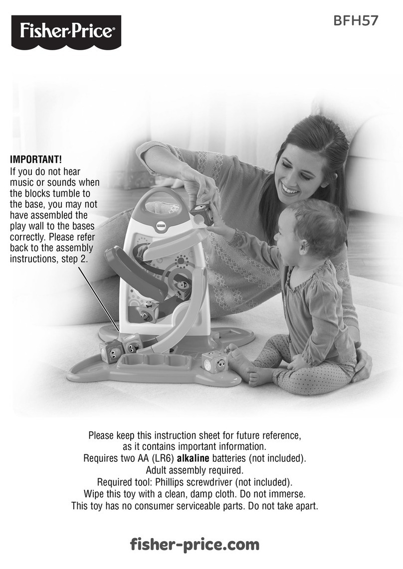Fisher-Price BFH57 instruction sheet