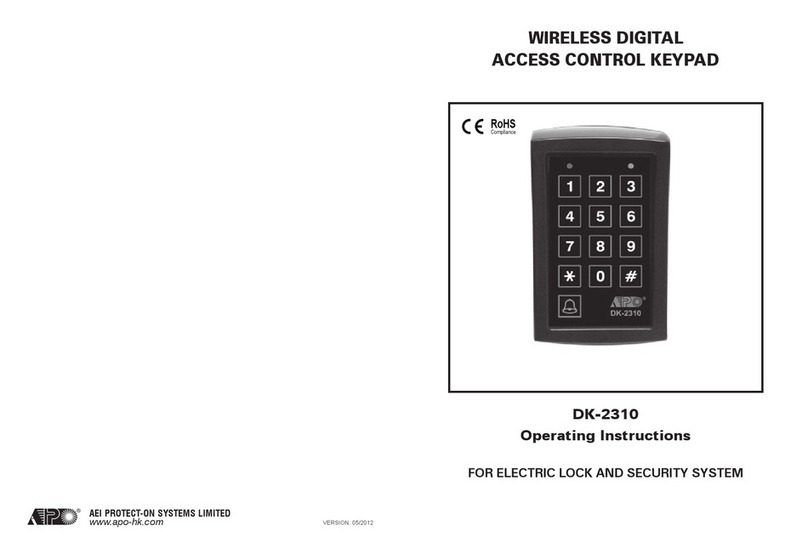 AEI PROTECT-ON SYSTEMS DK-2310 User manual