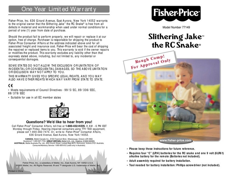 Fisher-Price 77149 instructions
