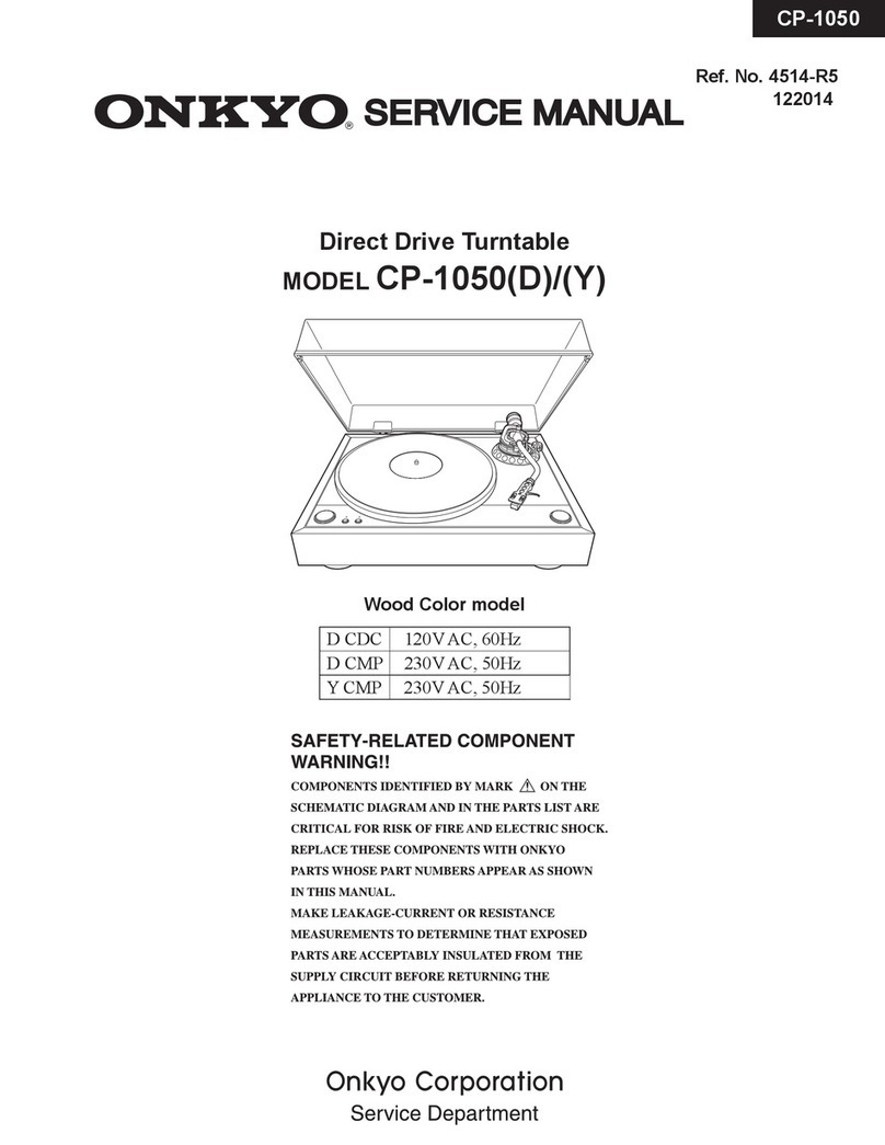 Onkyo CP-1050D User manual