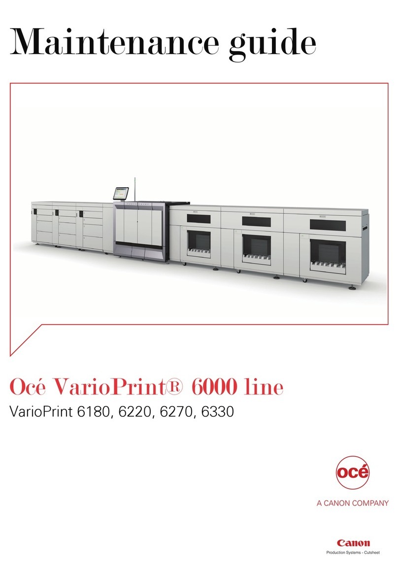 Oce VarioPrint 6180 Titan Operating manual