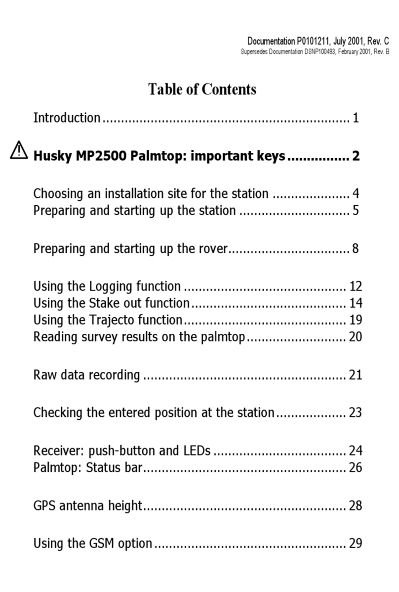 Husky MP2500 Pocket guide