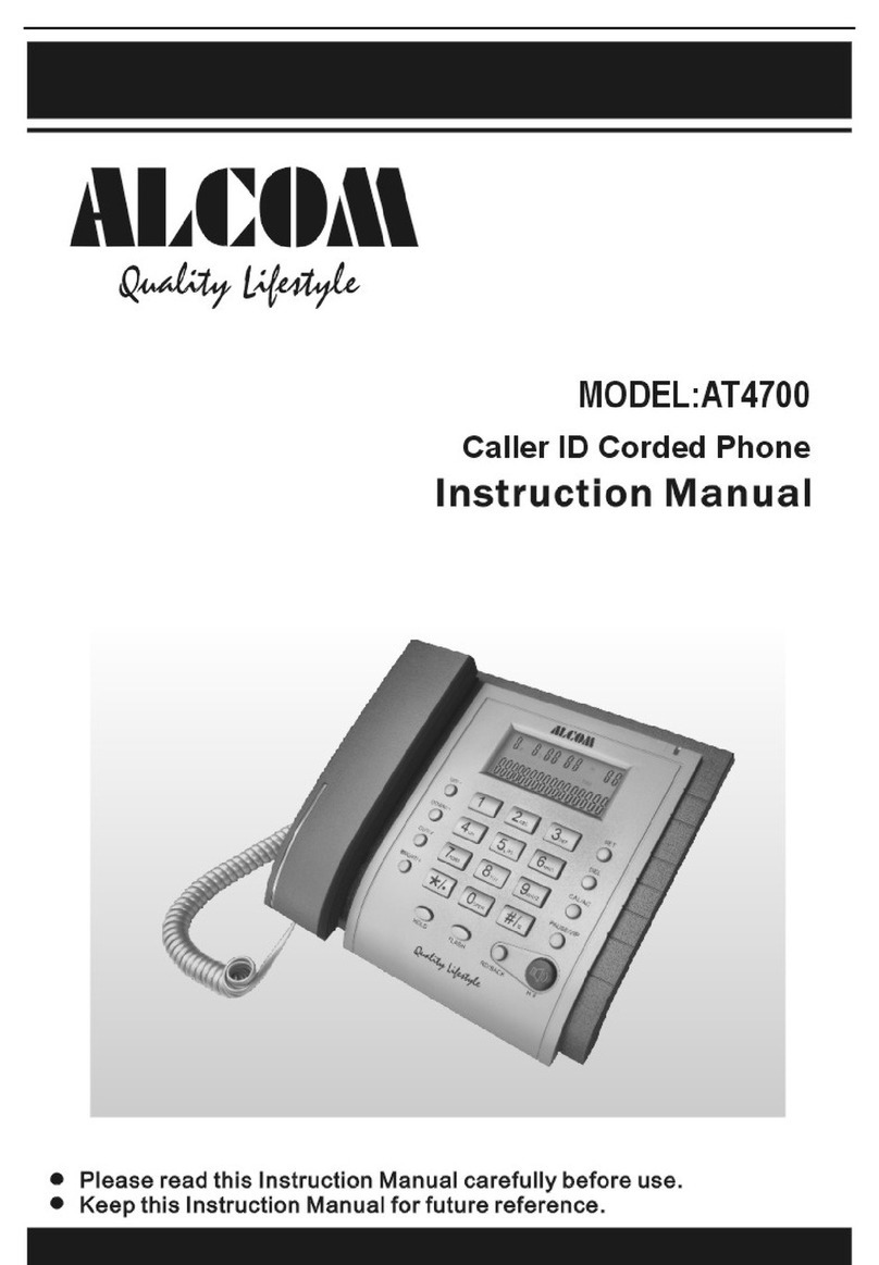 ALcom AT4700 instruction manual