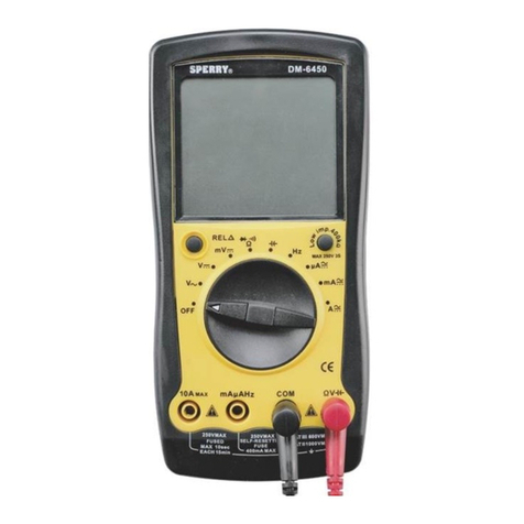 Sperry instruments DM6450 User manual
