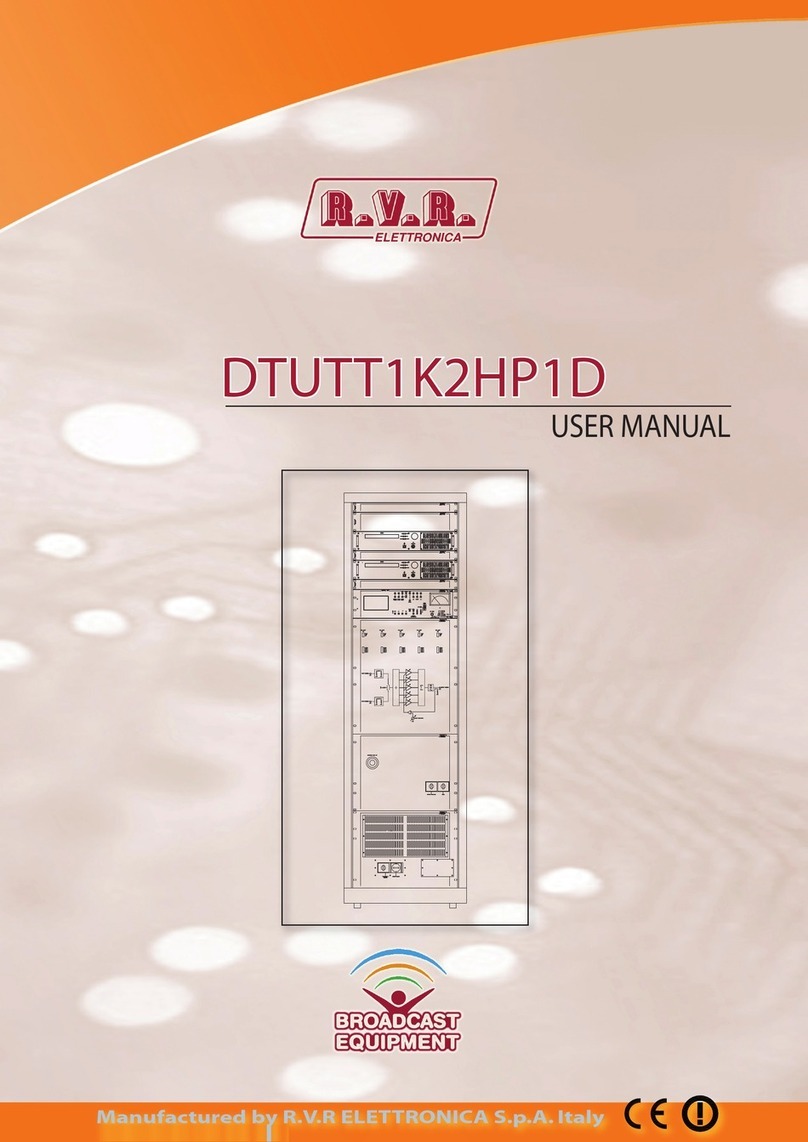 R.V.R. Electronica DTUTT1K2HP1D User manual