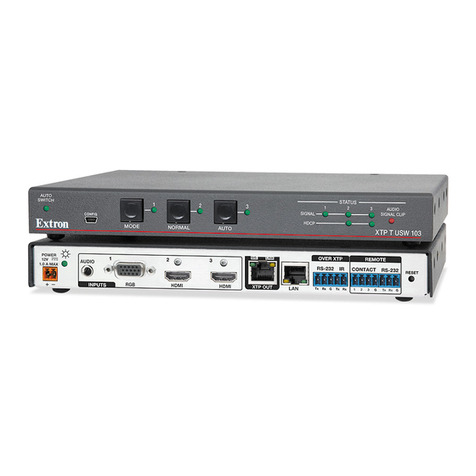 Extron electronics XTP T USW 103 user guide