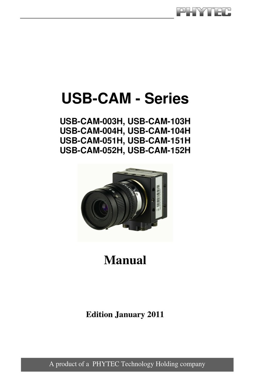 Phytec USB-CAM-003H manual