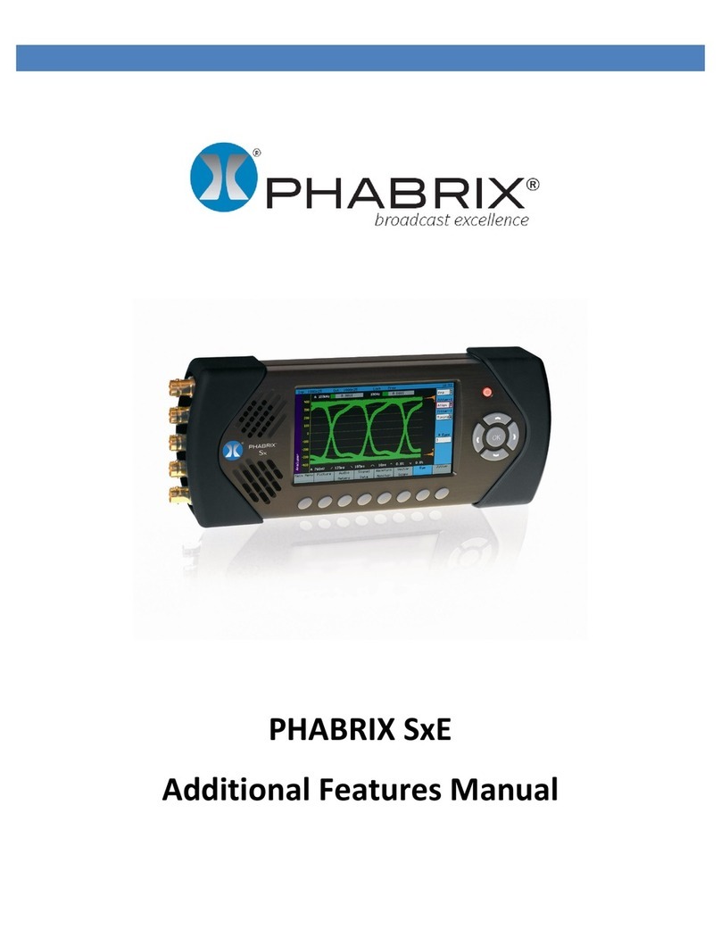 Phabrix SxE manual