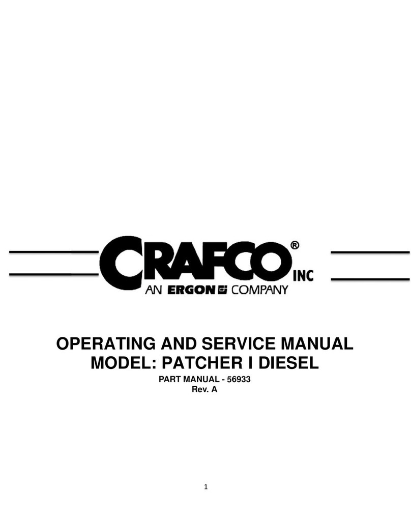 Crafco Patcher I Service manual