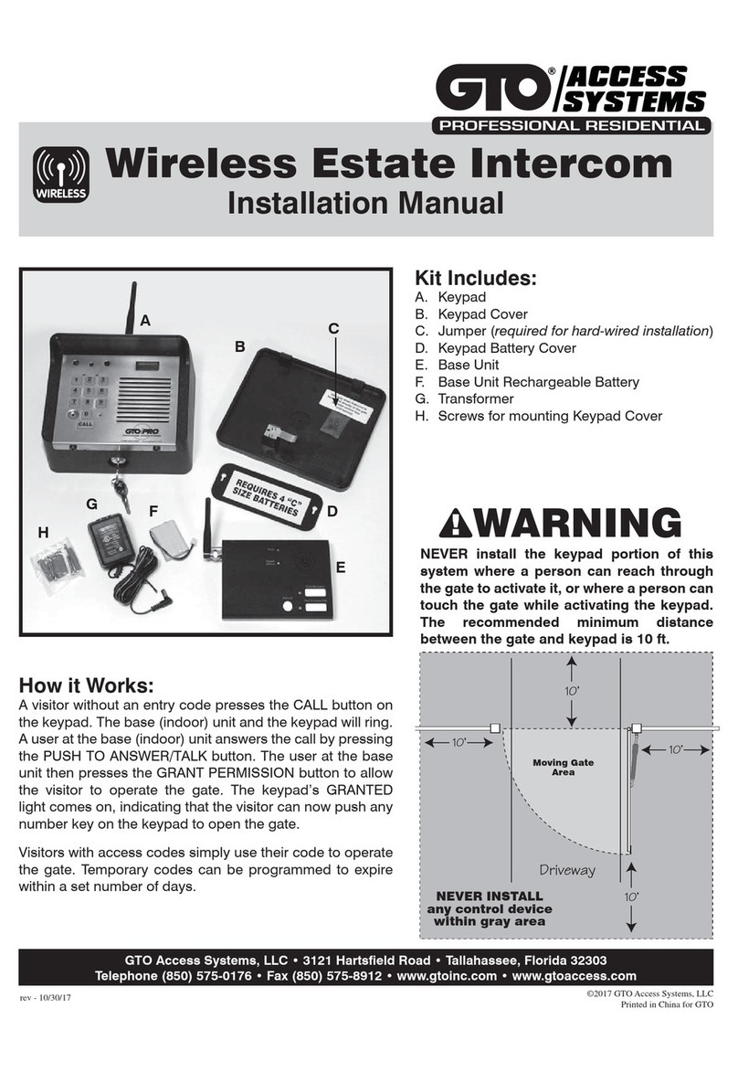 GTO LP6110KP User manual
