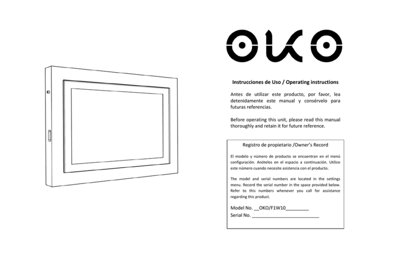 Oko F1W10 operating instructions