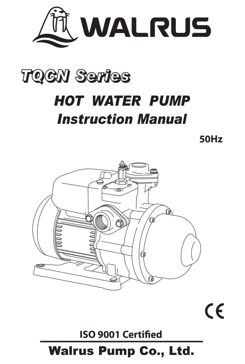 Walrus Pump TQCN200 instruction manual