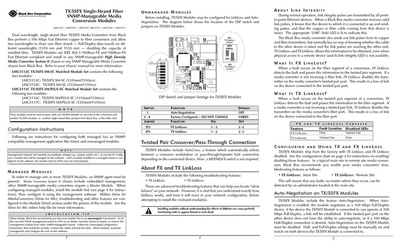 Black Box LMC5113C User manual Black Box LMC5113C User manual