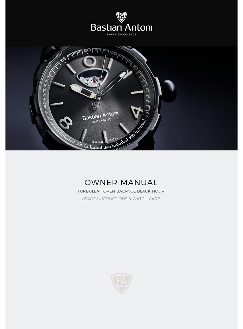 Bastian Antoni BA01 BLACK HOUR User manual