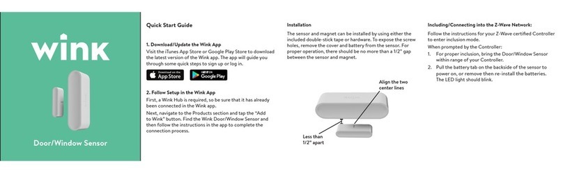 WINK WDW1 quick start guide