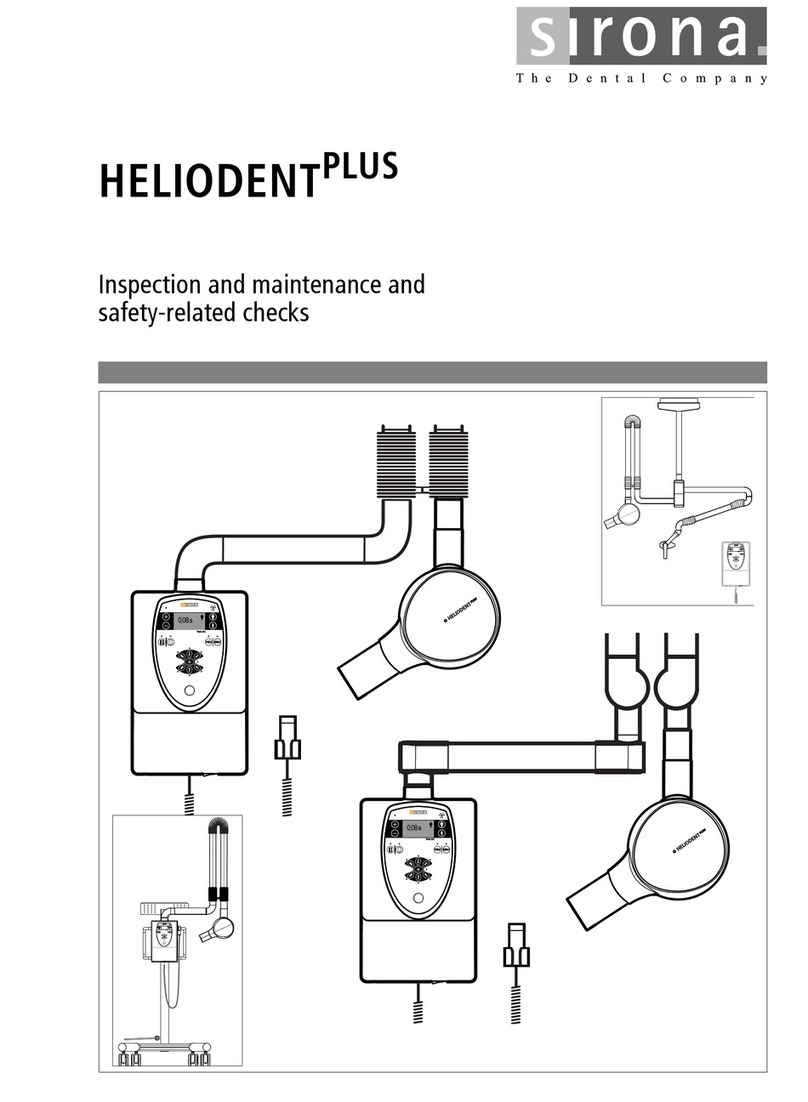 Sirona Heliodent plus User manual