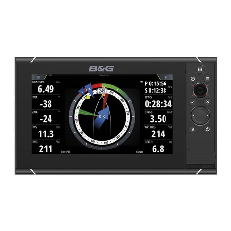 B&G Zeus3 Glass Helm User manual