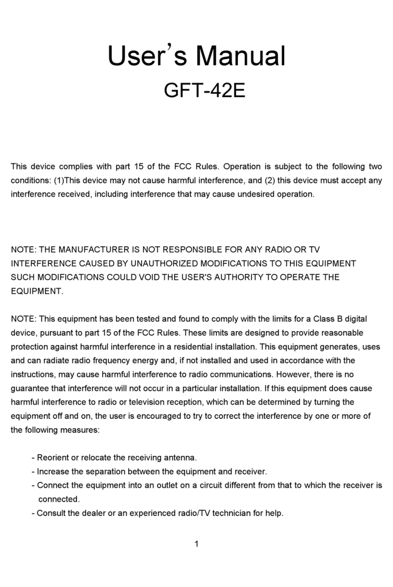Fine Wave GFT-42E User manual