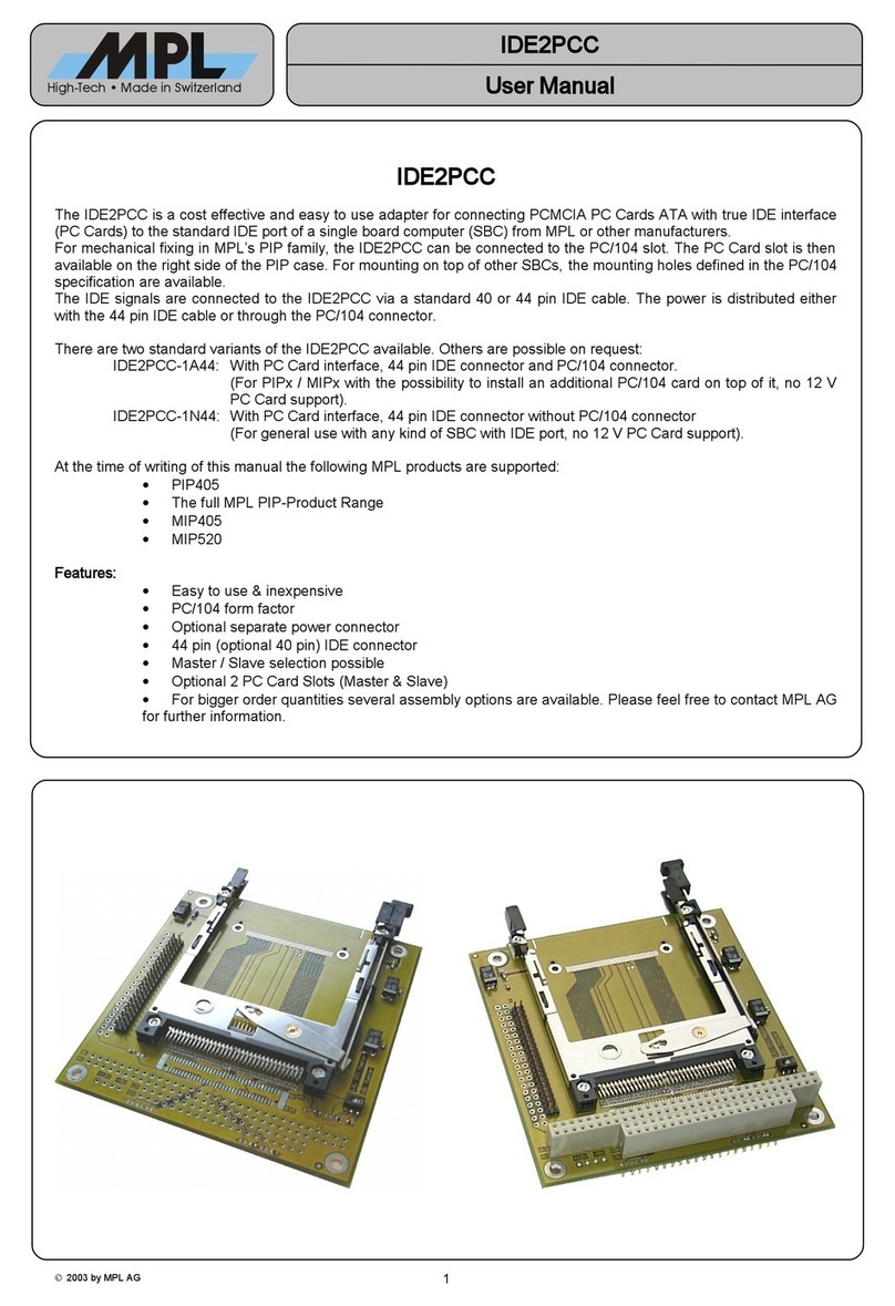 MPL IDE2PCC user manual