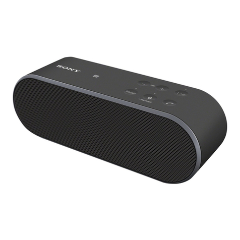 Sony SRS-X2 User manual