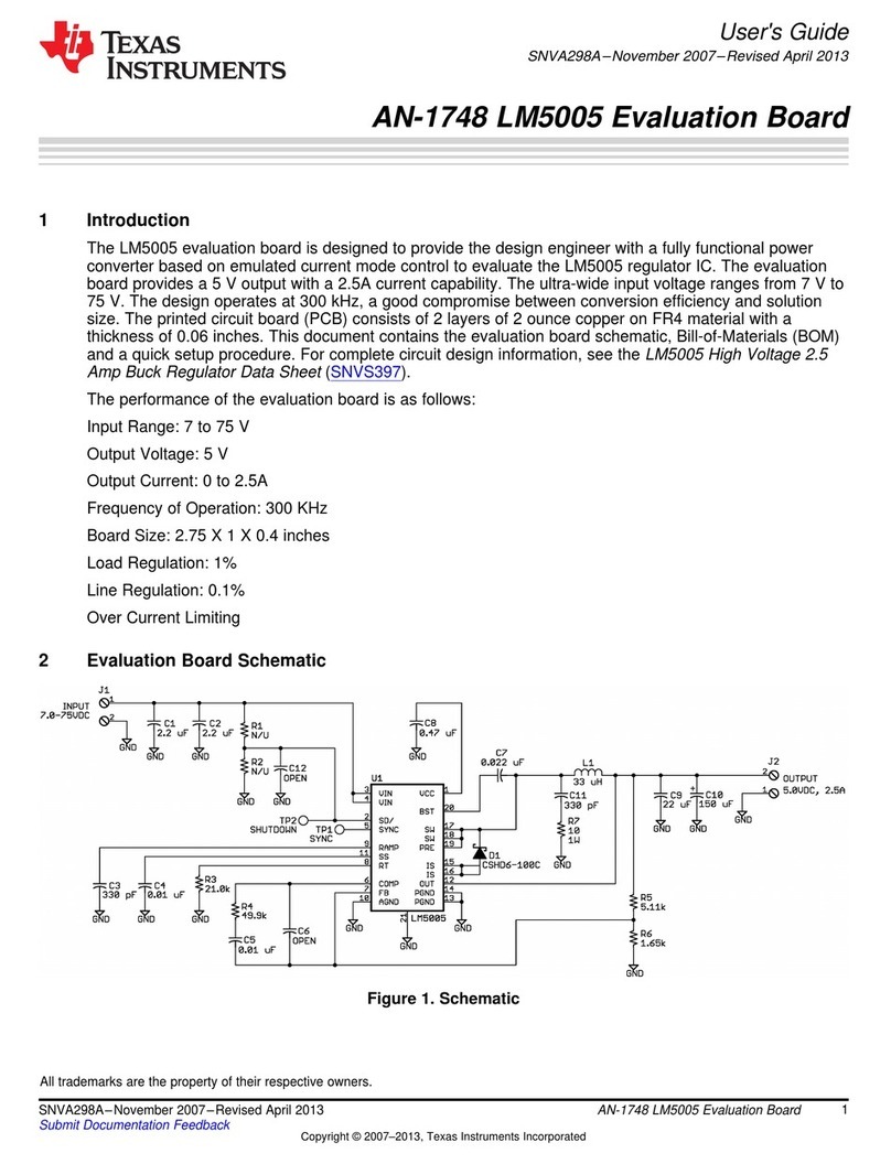 Texas Instruments LM5005 User manual
