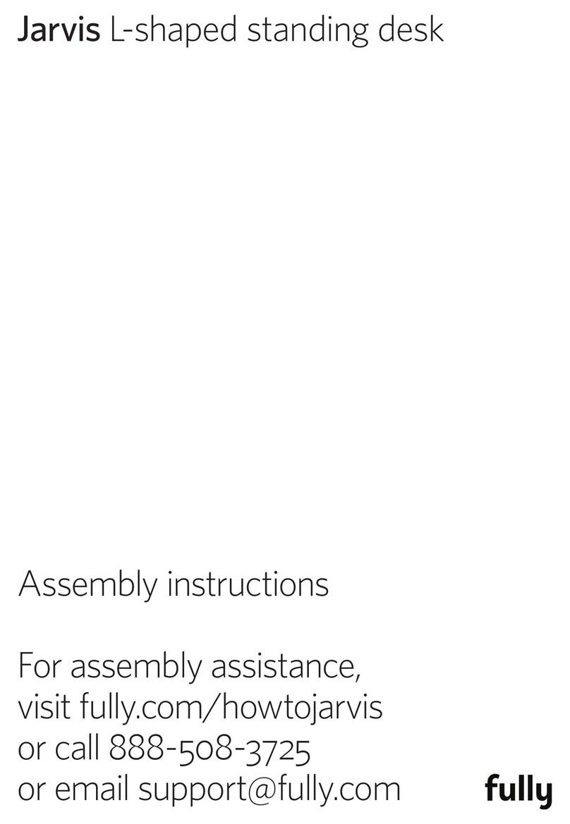 fully Jarvis L-shaped standing desk User manual fully Jarvis L-shaped standing desk User manual