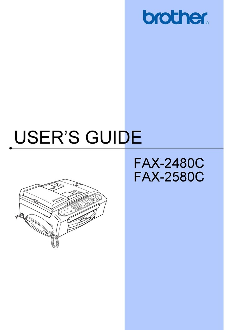 Brother FAX-2480C User manual