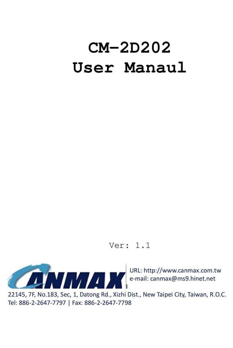 Canmax CM-2D202 User manual