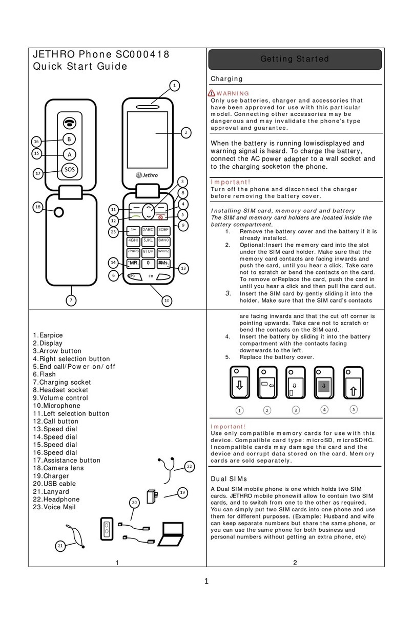 JETHRO SC000418 User manual