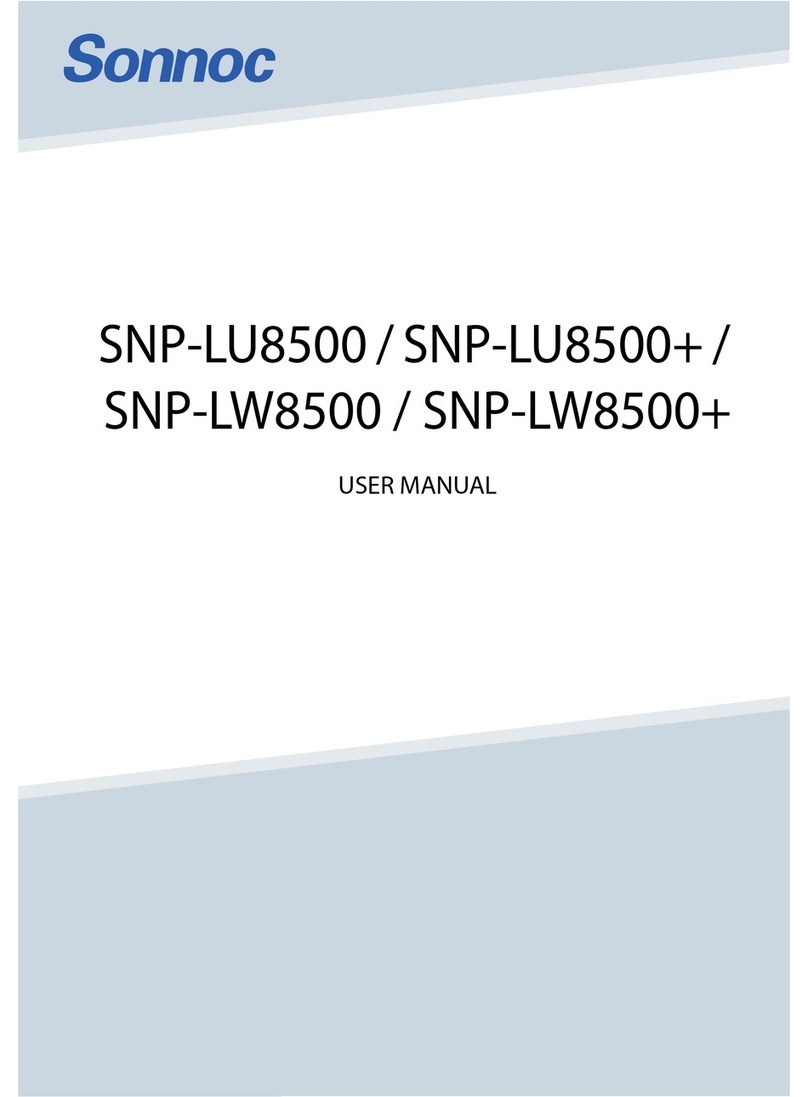 SONNOC SNP-LU8500+ User manual