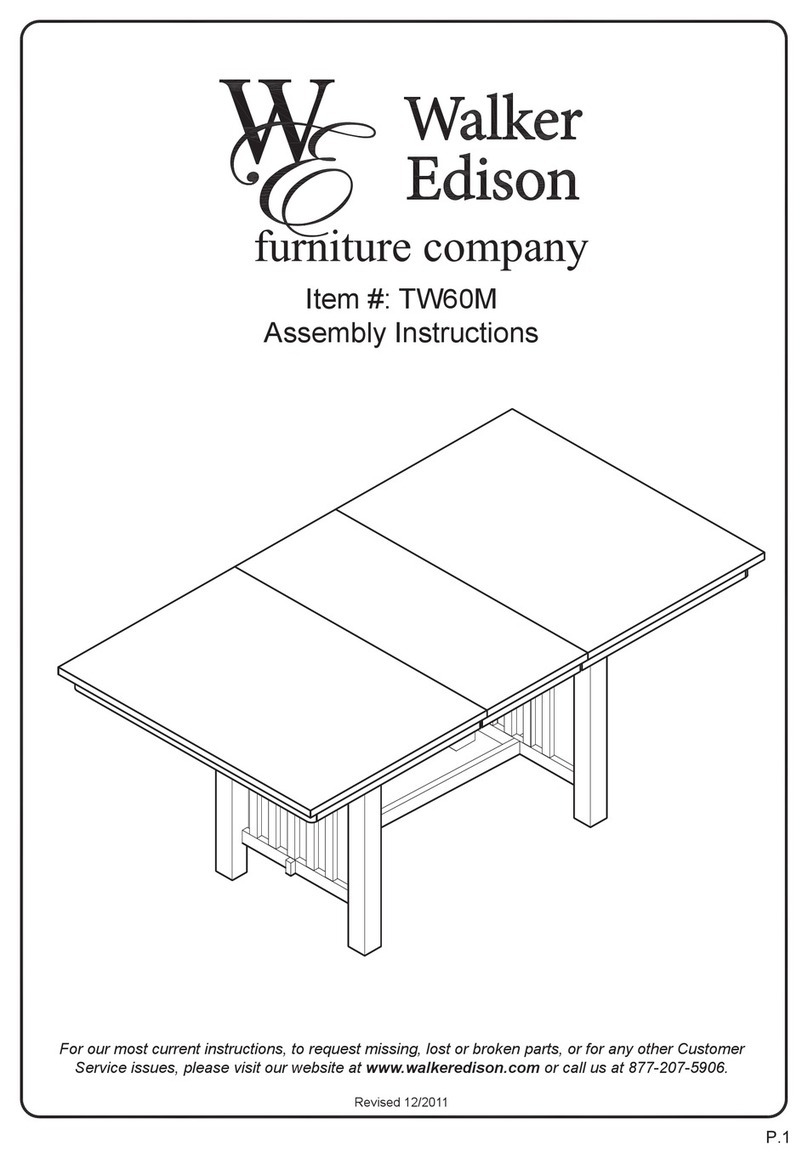 Walker Edison TW60M User manual