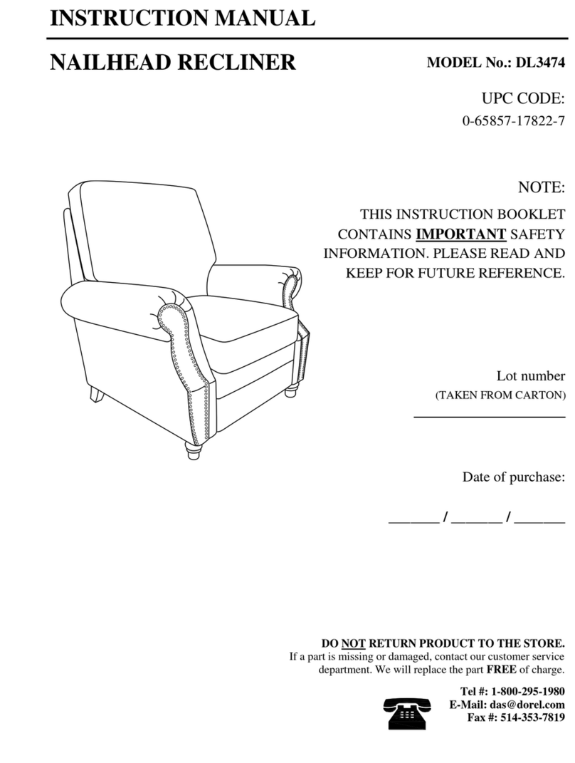 Dorel DL3474 User manual Dorel DL3474 User manual