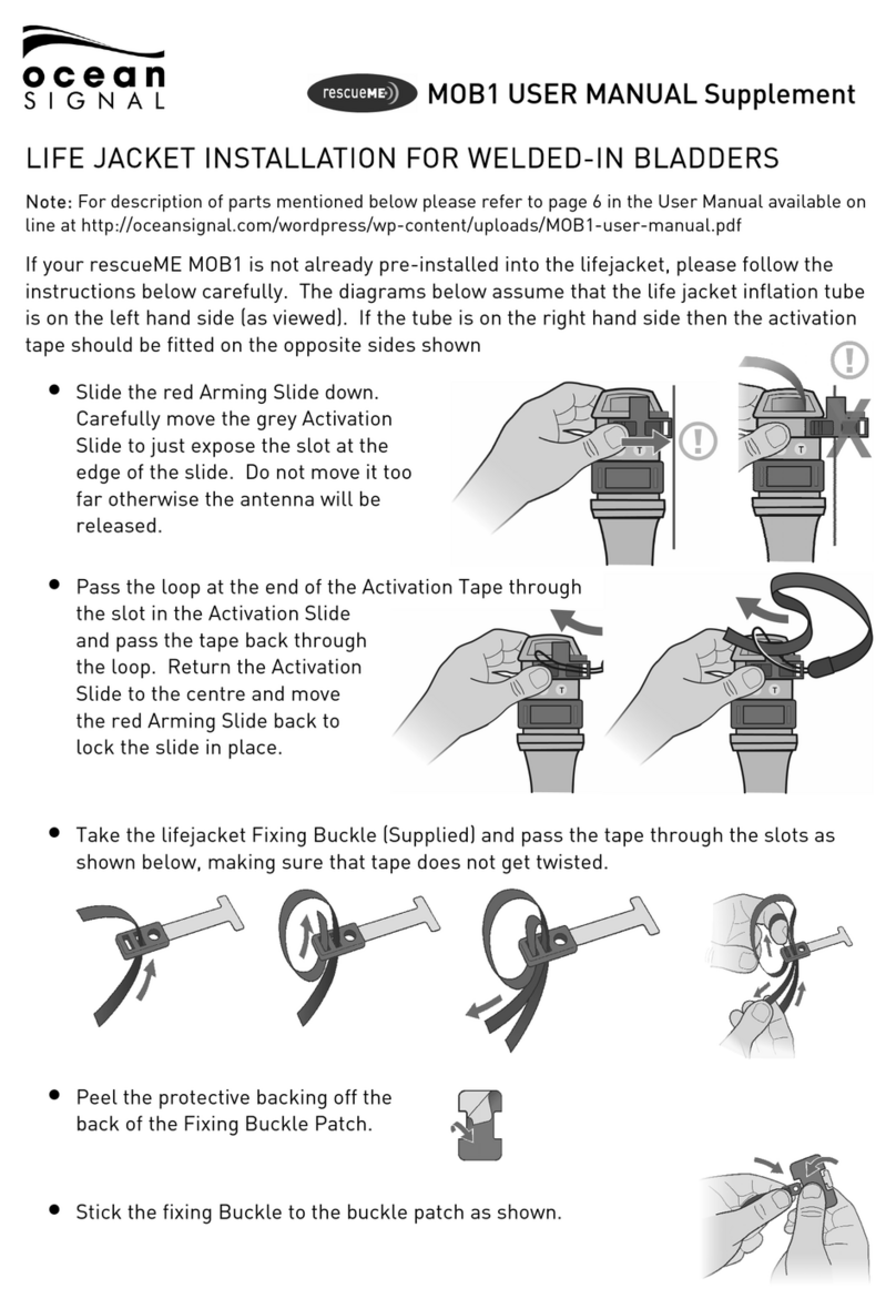 Ocean Signal rescureME MOB1 user manual