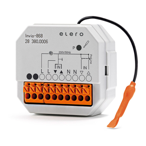 elero Invio-915 operating instructions