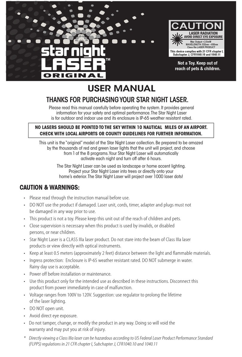 Laser Green Laser User manual