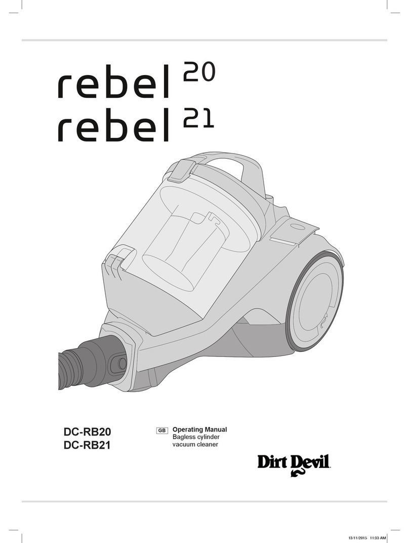 Dirt Devil DC-RB20 User manual