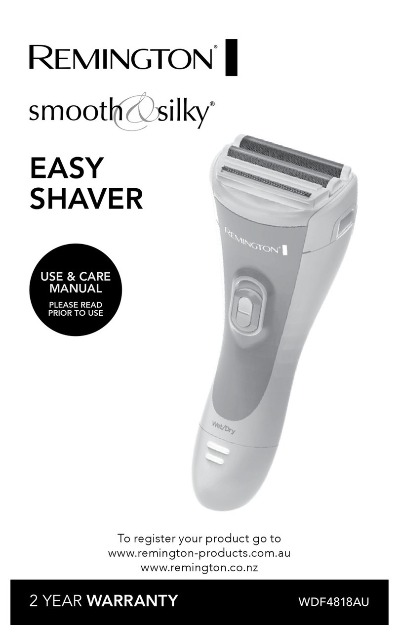 Remington Smooth Silky WDF4818AU User manual