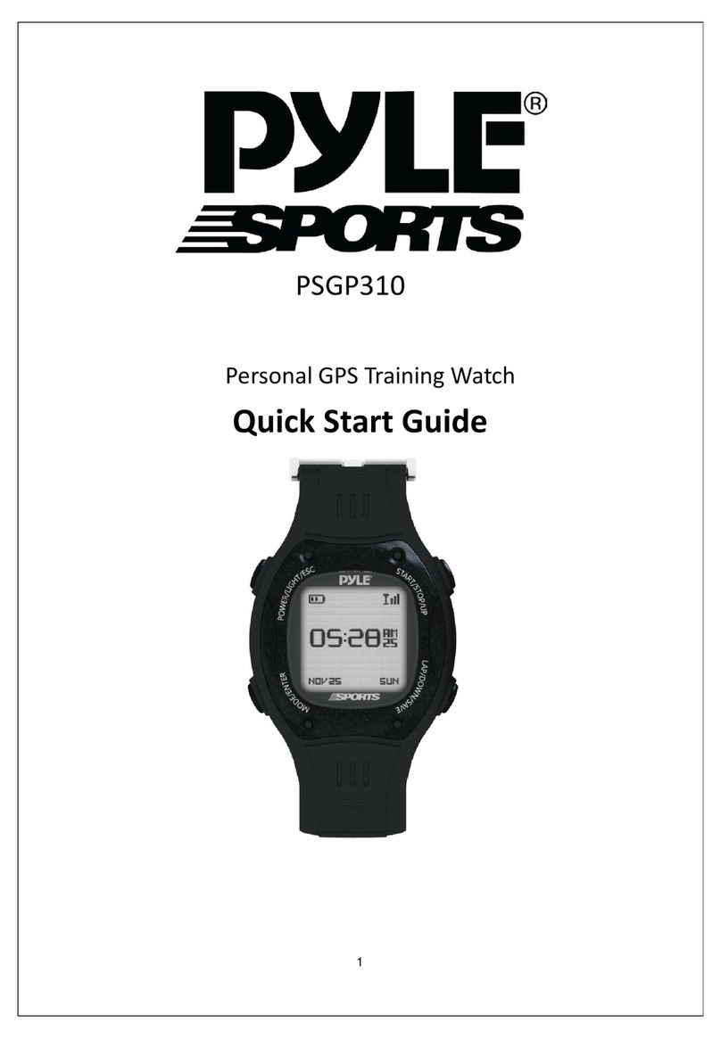 Pyle Sports PSGP310 quick start guide