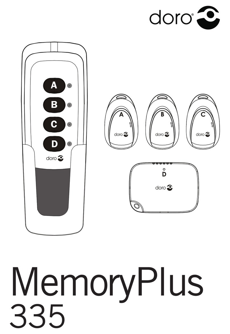 Doro MemoryPlus 335 user manual