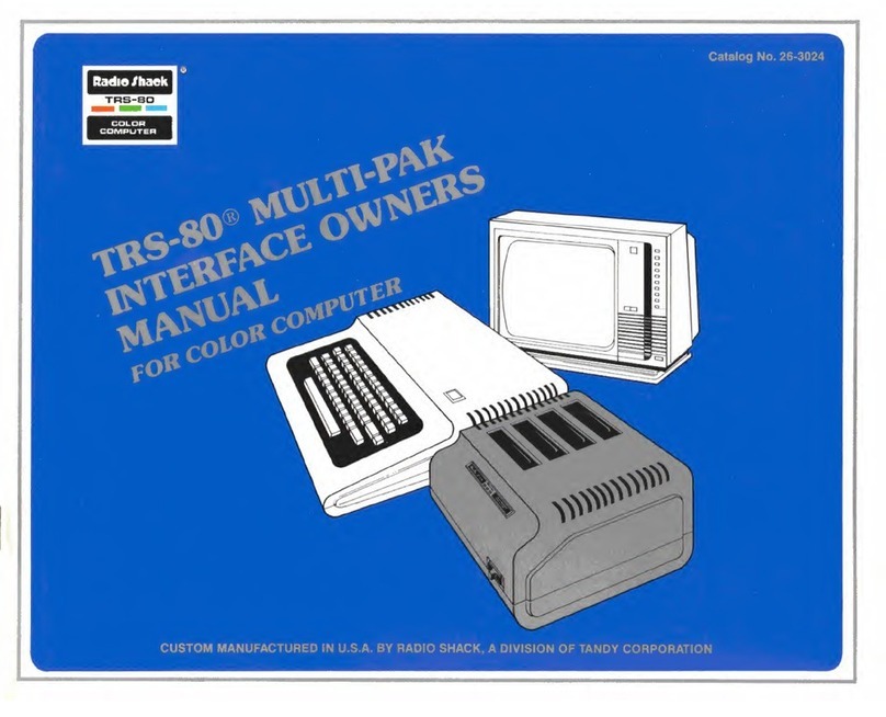 Radio Shack TRS-80 owner's manual